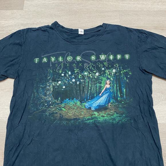 Vintage Taylor Swift Speak Now Concert Tour T Shirt Women's M - Picture 2 of 9